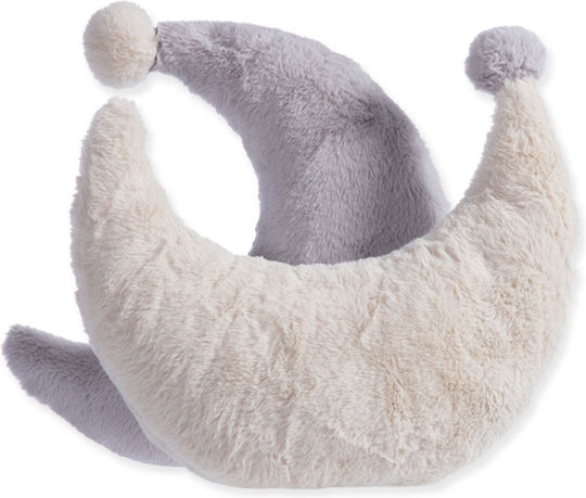 Nef-Nef Homeware Kids Decorative Pillow Moon Ecru 30x25cm