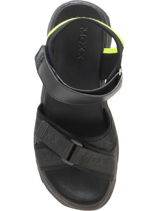 Women's Flat Sandals in Black Color