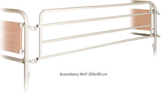 Alfa Care Ac401 Χειροκίνητο Πολύσπαστο Νοσοκομειακό Κρεβάτι με Ανύψωση Πλάτης AC-401