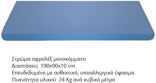 Orthokinisi Opus 4 Χειροκίνητο Μονόσπαστο Νοσοκομειακό Κρεβάτι με Ανύψωση Πλάτης