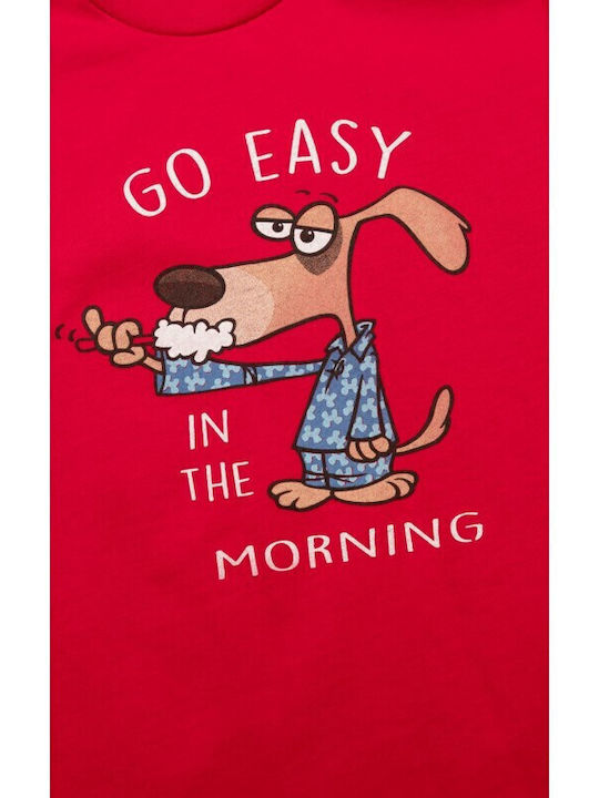 Minerva Kids' Pajamas Winter Red Go easy in the morning