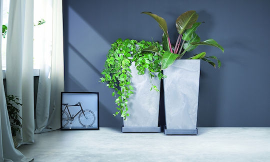 Prosperplast IPRS370 Πιάτο Γλάστρας Πλαστικό Anthracite 36.6x36.6εκ. IPRS370-S433