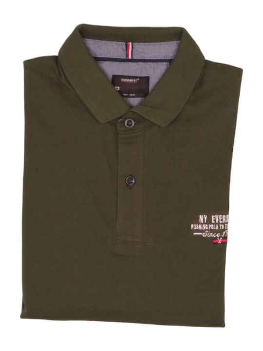 Everbest Men's Blouse Polo Khaki