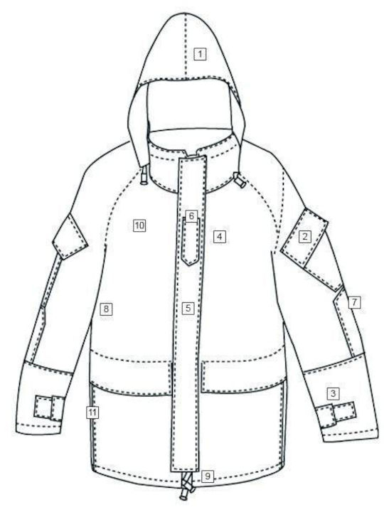 Tru-Spec Hunting Jacket Fleece Black
