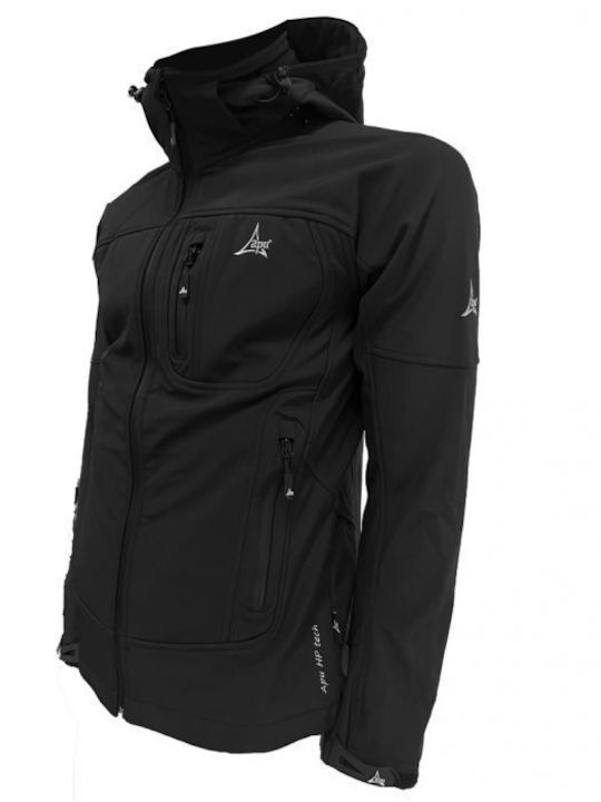 Apu Hima-a-laya Cardigan de vânătoare Softshell Negru