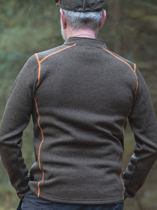 VikinX Hunting Cardigan Fleece Brown
