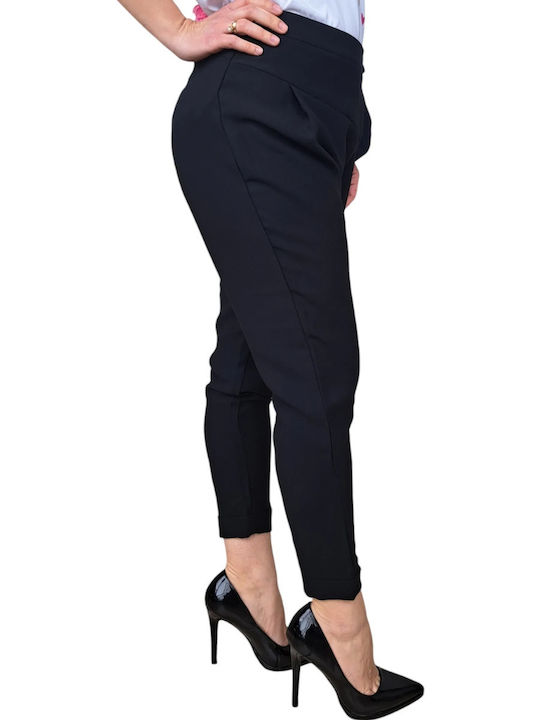 Remix Damen Stoff Hose Schwarz