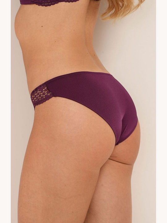 Bonatti Damen Slip mit Spitze Burgundisch