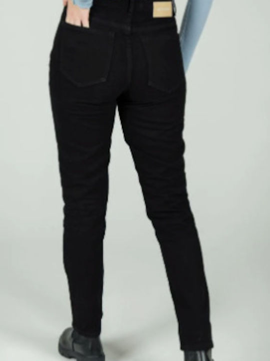 Damenjeans in Schlanker Passform Schwarz