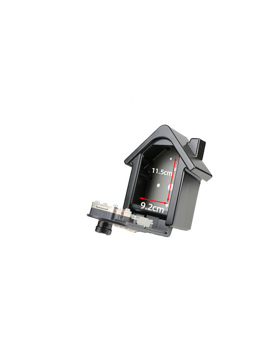 Metallic Combination Key Holder with Lock 13.5x15cm