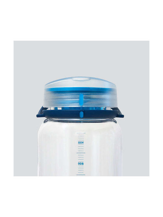 Hydrapak Water Bottle Plastic 1000ml Transparent