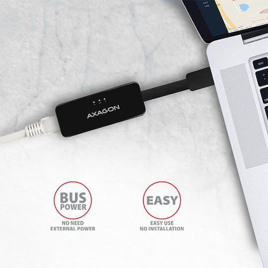 Axagon ADE-XR Adaptor Rețea USB cu Conexiune Cablată Ethernet
