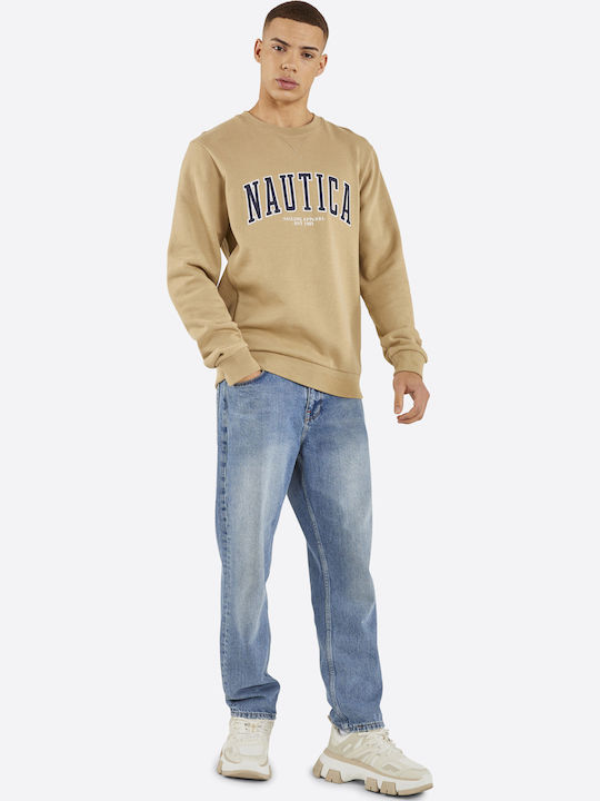 Sweatshirt with Hood Beige (Beige)