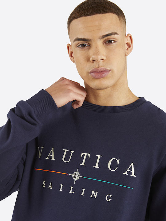 Sweatshirt mit Kapuze Marineblau