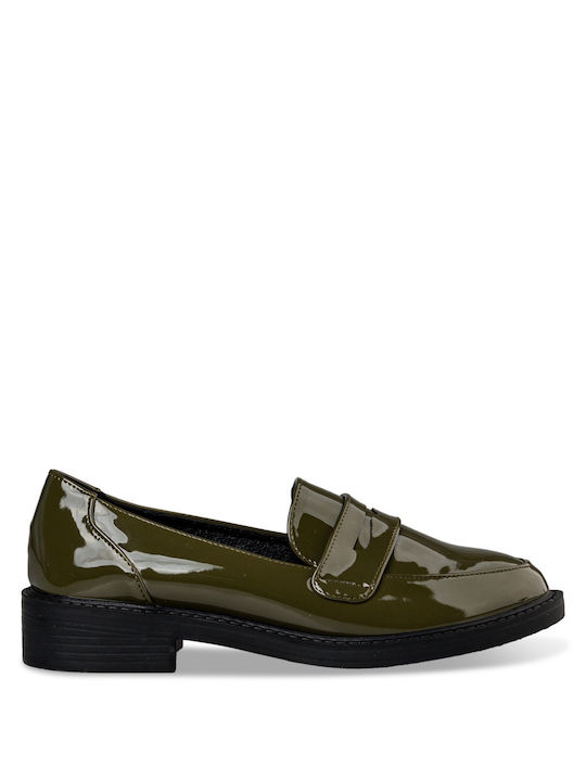 Envie Shoes Damen Mokassins in Grün Farbe