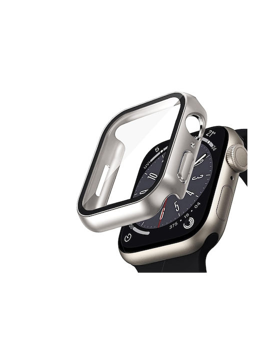 Crong Hybrid Πλαστική Θήκη με Τζαμάκι Starlight για το Apple Watch 41mm