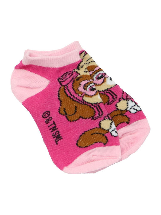 Nickelodeon Παιδικά Σοσόνια Ροζ 3 Ζευγάρια