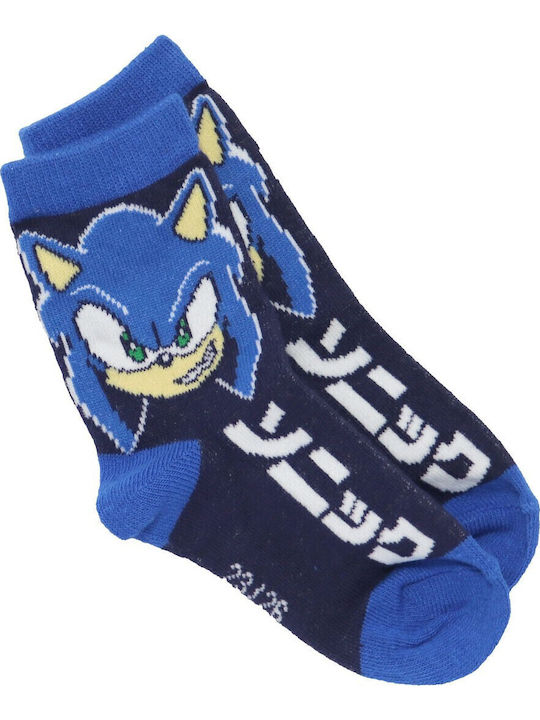 Sega Παιδικές Κάλτσες Μακριές Sonic Πολύχρωμες 3 Ζευγάρια