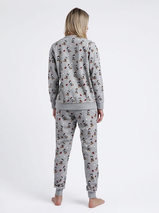 Disney Winter Women's Pyjama Set Gray