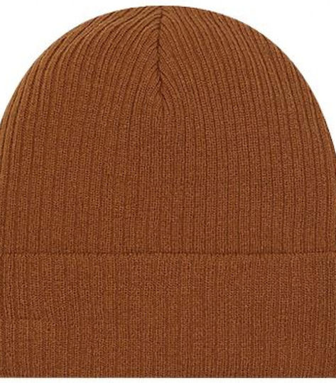 Beanie Unisex Beanie Gestrickt in Braun Farbe