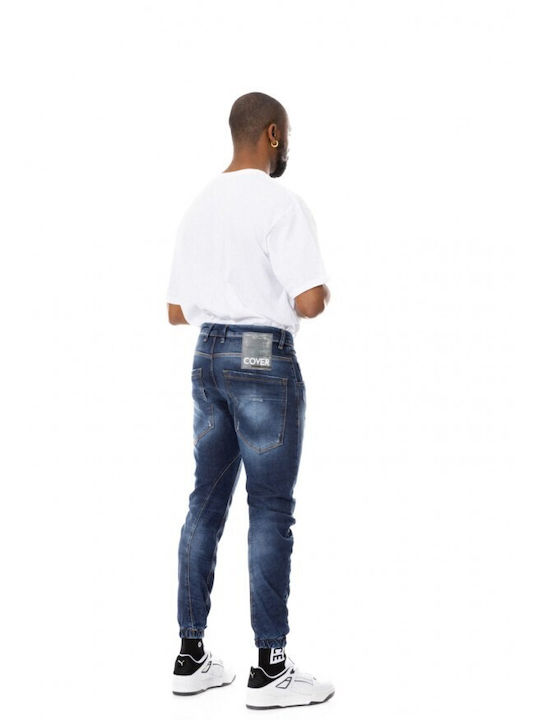 Cover Jeans Men's Jeans Pants in Loose Fit Blue