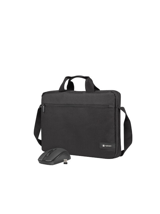 Natec Αδιάβροχη Θήκη για Laptop 15.6" σε Μαύρο χρώμα NTO-2051