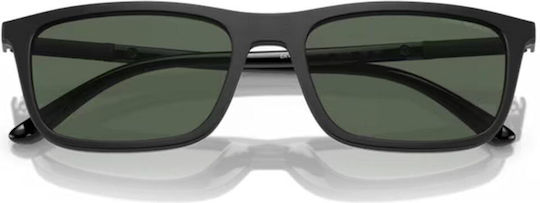 Emporio Armani Ανδρικός Κοκκάλινος Σκελετός Γυαλιών με Clip On Μαύρος EA4160 50011W
