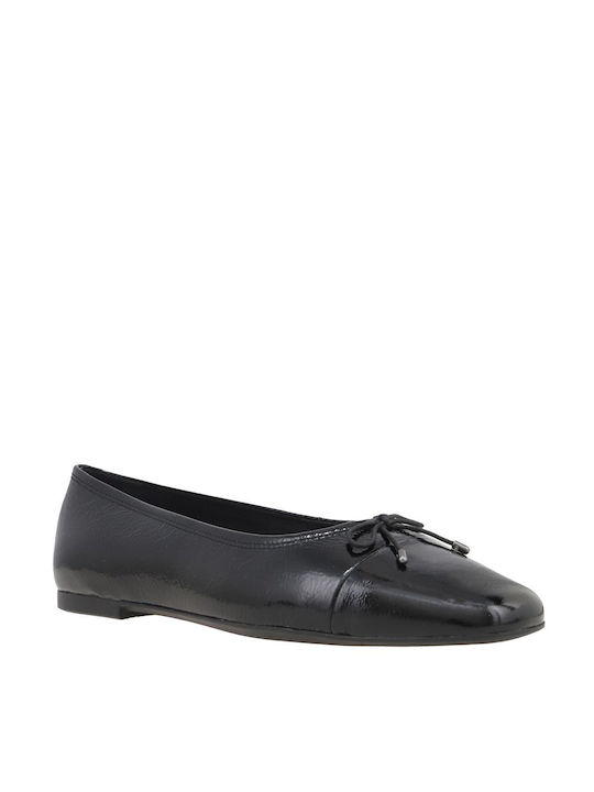 Vagabond Damen Ballerinas aus Lackleder in Schwarz Farbe