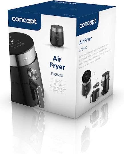 Concept Friteuză cu aer 2.5lt Negru FR2500