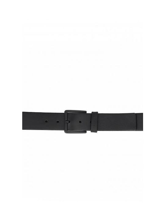 Hugo Boss Men's Leather Belt Black