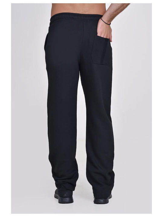 Target Men's Fleece Sweatpants with Rubber Black