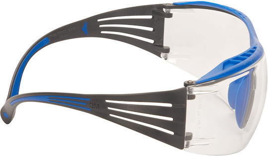3M SF401 Safety Glasses for Protection with Blue Lenses 1pcs