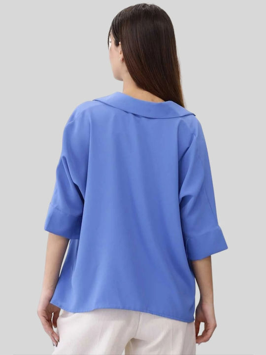 Concept Women's Long Sleeve Shirt Blue