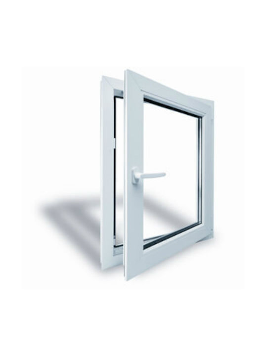 Koemmerling Soundproof PVC Hinged Window W60xH80cm