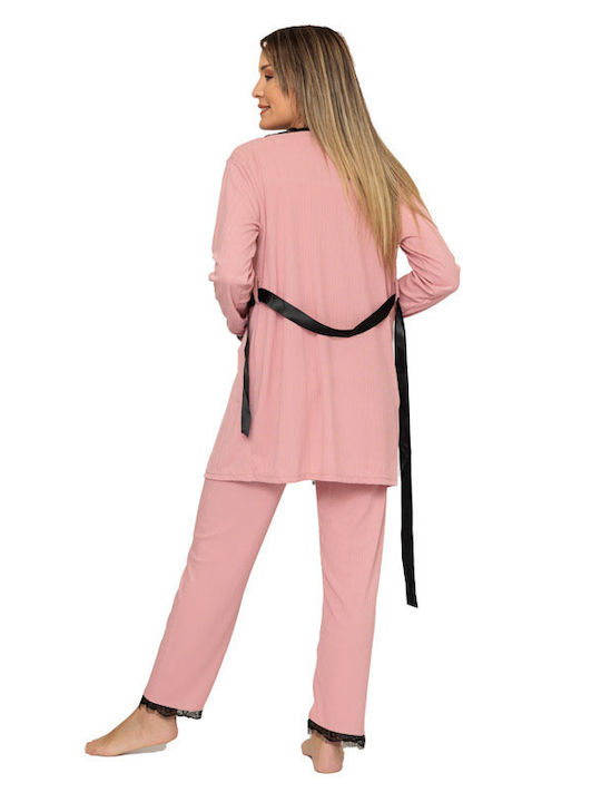 Damen Spitze Pyjama-Set (20571)