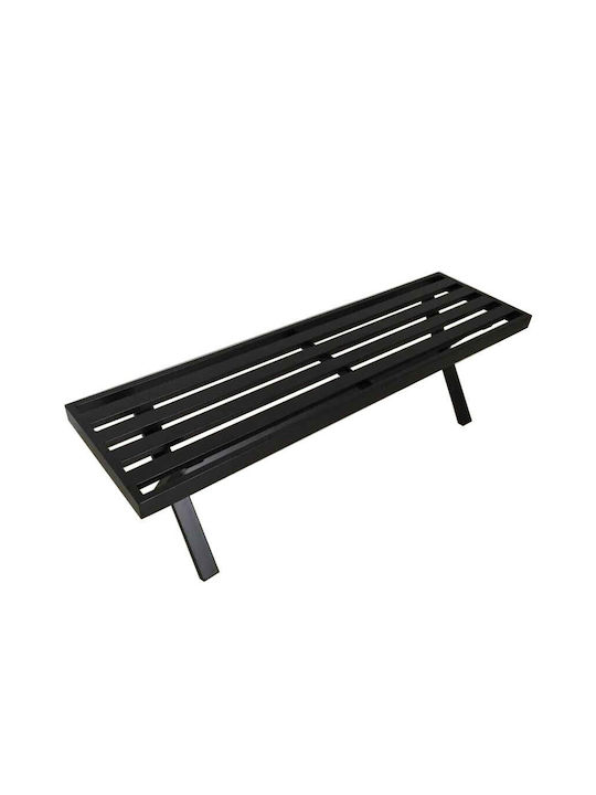 Bench Outdoor Metal Bronze 120x50x50cm