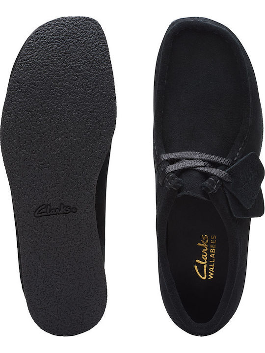 Comfort Wallabeeevosh Γυναικεία Μοκασίνια σε Μαύρο Χρώμα