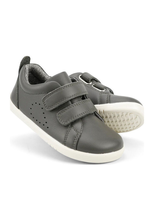 Iwalk Ghete Copii din Piele cu Velcro Gri