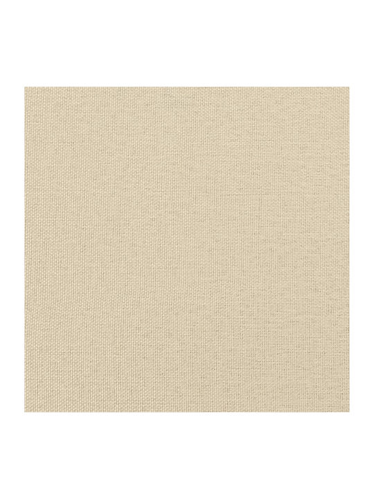 Sofa Bett Einzelbett Mit Stoff bezogen Beige mit Latten für Matratze 80x200cm