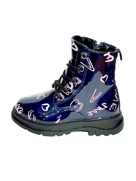 Happy Bee Kids Boots Blue