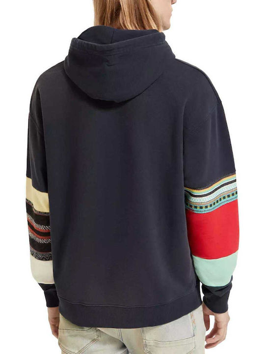 Scotch & Soda Men's Sweatshirt with Hood Black