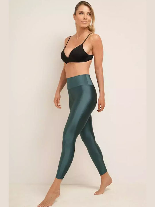 Bonatti Margo Women's Cropped Legging Shiny Green