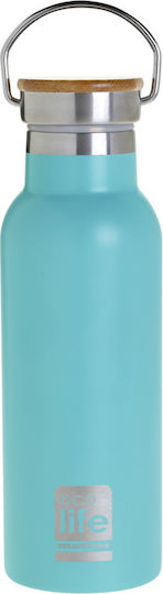 Ecolife Recyclable Bottle Thermos Stainless Steel BPA Free 500ml Blue