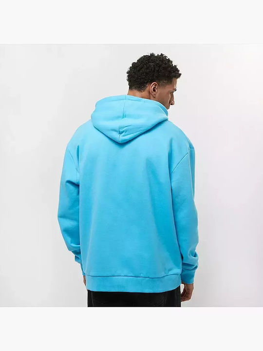 Karl Kani Herren Sweatshirt mit Kapuze Hellblau