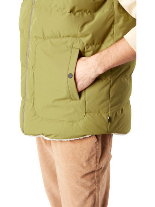Ärmellos Jacke Puffer Khaki
