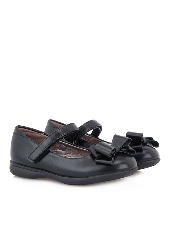 Exe Kids Ballerinas with Hoop & Loop Closure Black