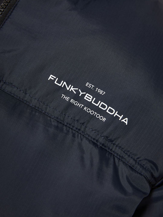 Χειμωνιάτικο Μπουφάν Puffer Navy Μπλε