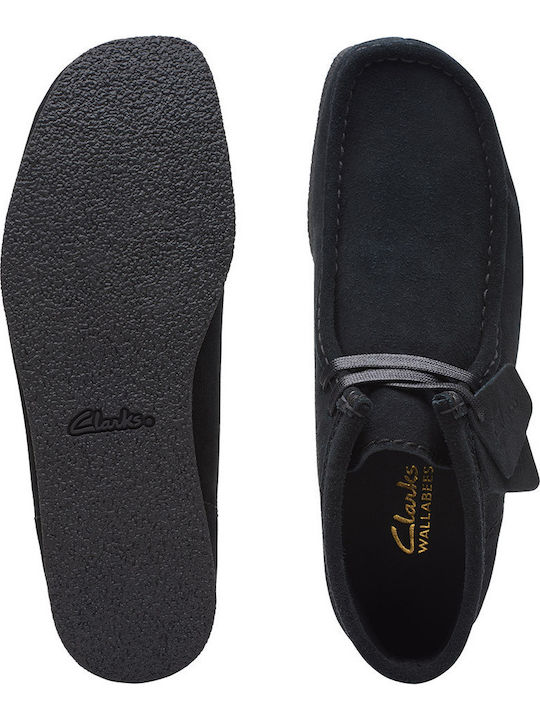 Wallabee Suede Γυναικεία Chelsea Μποτάκια Μαύρα