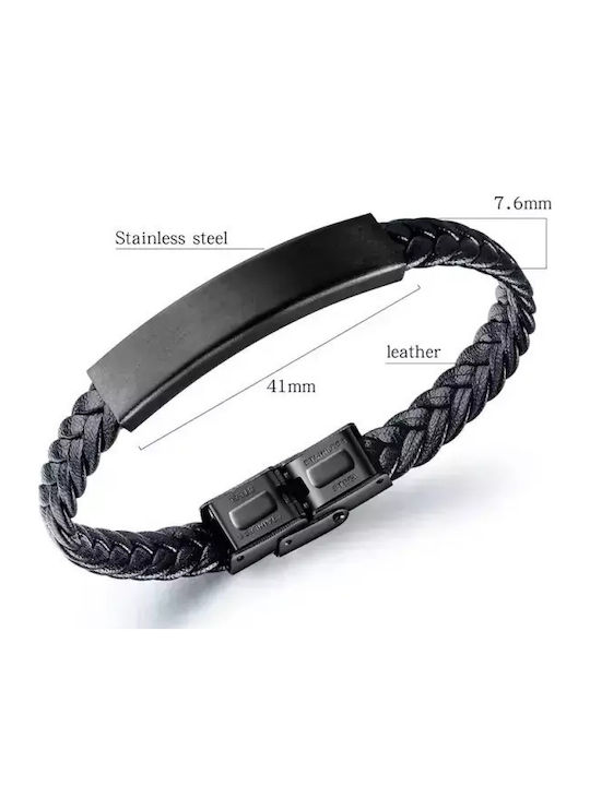 Bode Men's Bracelet Id made of Leather