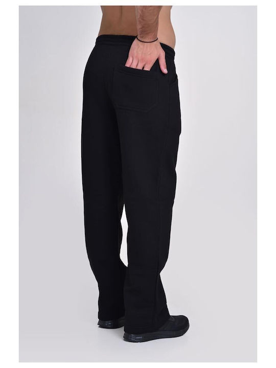 Target Men's Fleece Sweatpants with Rubber Black